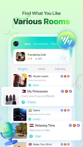 Screenshot Yalla - Group Voice Chat Rooms