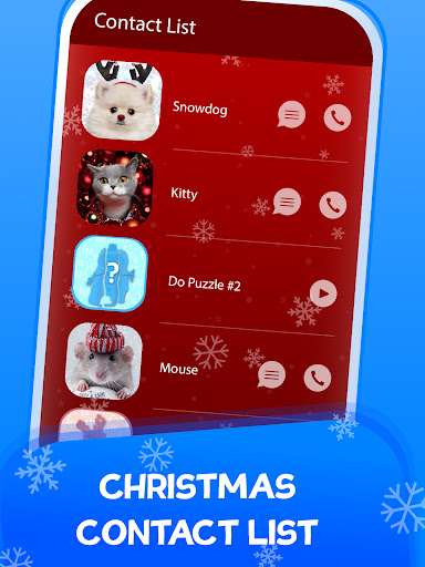 Screenshot Fake Call Merry Christmas Game