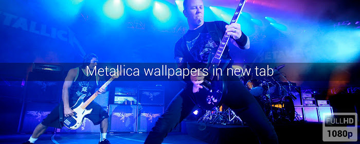 Metallica Wallpapers New Tab marquee promo image