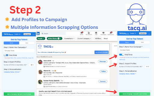 TACQ AI | Linkedin Prospecting