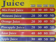 Shokat Ali Apna Juice Corner menu 2