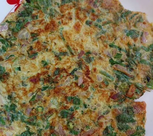 Double Egg Omelette Palak