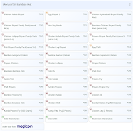 Sr Bamboo Hut menu 2