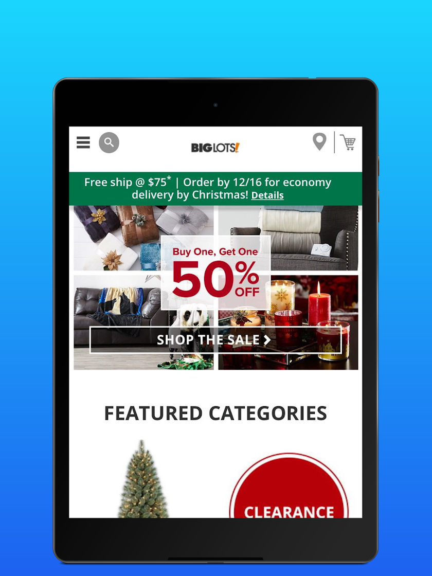 big lots Screen 3