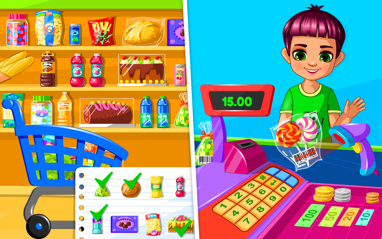 Supermarket Permainan Anak Apl Android Di Google Play