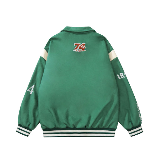 Title 3, Mens Flocking Embroidered Letter Jacket. Custo...