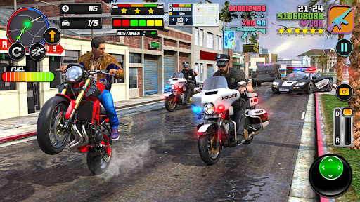 Screenshot Bike Chase 3D Police Car Games