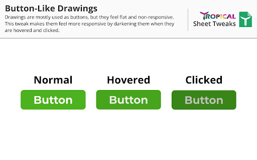 Tropical Sheet Tweaks