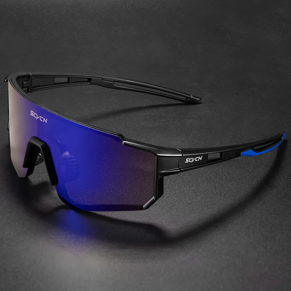 Lunettes Cyclisme Anti-Vent Sable Moustiques Lunettes de Soleil Sport pour Athlètes Protection UV et Confort Visuel