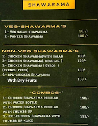 Shawarma Stories menu 1