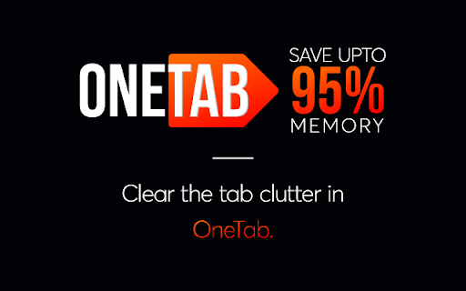 OneTab: mejor gestión de pestañas