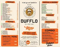 Dufflo Cafe menu 2