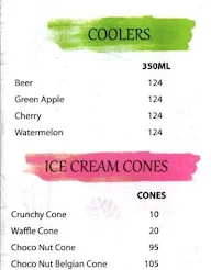 Giani's Ice Cream menu 4