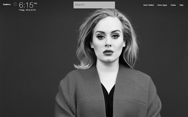 Adele Wallpapers FullHD New Tab