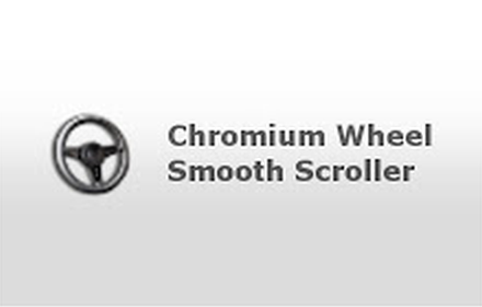 Chromium Wheel Smooth Scroller Preview image 0