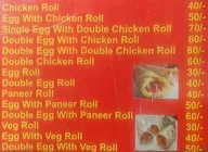 Kolkatta Famous Kati Roll menu 1