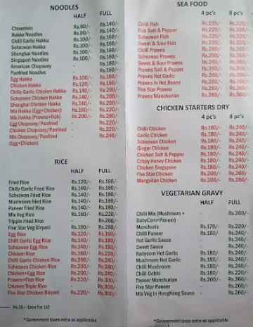 Marky Momos Baanisquare menu 