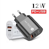 Củ Sạc Nhanh 12W Qc 3.0 Usb Type - C Cho Điện Thoại Thông Minh Samsung