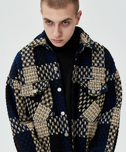 Title 3, Country Tide Plaid Tweed Small Fragrant Wind Co...