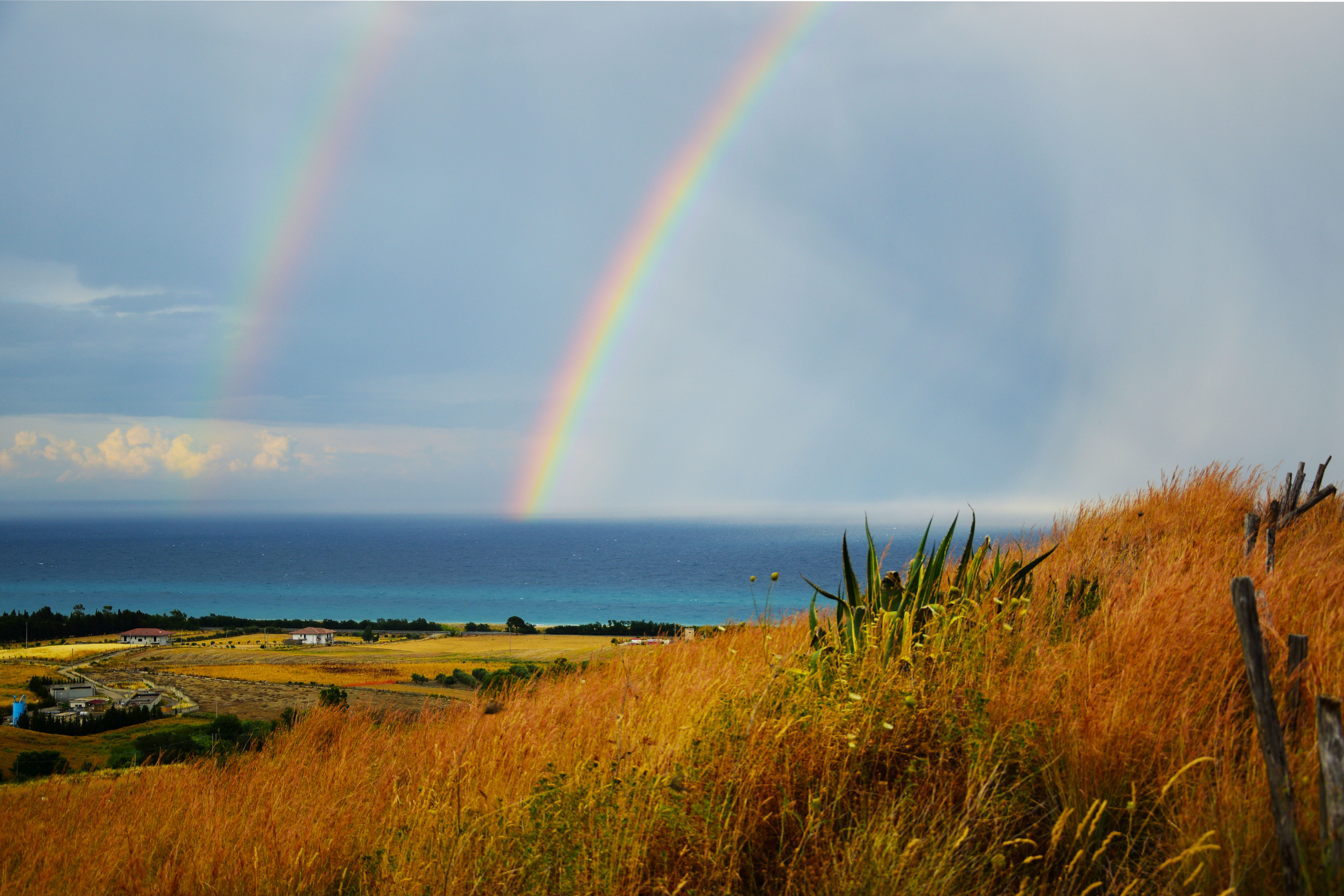 Doppio arcobaleno dopo temporale estivo di Ciappo