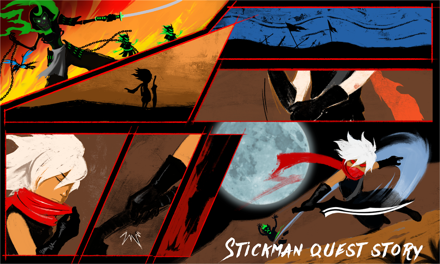  Stickman Quest: captura de tela 