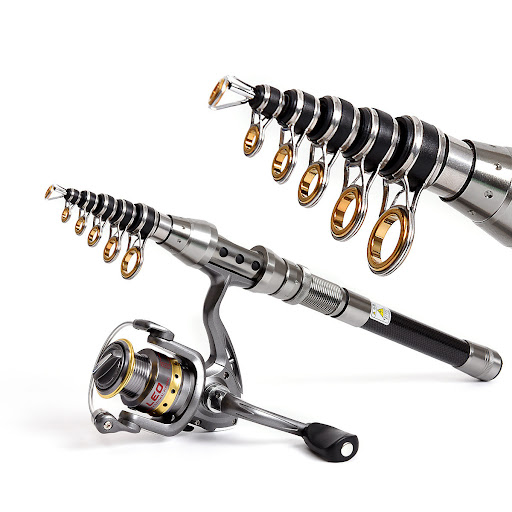 Title 2, Carbon Ultra-short Mini Sea Fishing Rod Throwin...