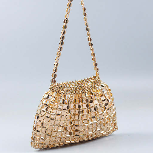 Title 7, Handmade Flat Beads Woven Large Dumpling Fashio...