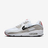 air max 90 white/light iron oar/university red/black