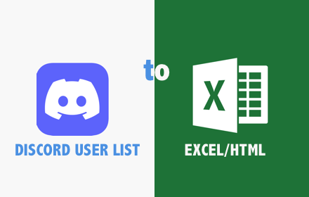 Discord User List Exporter small promo image