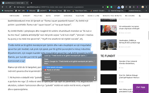 Zeri - Kthe cdo tekst ne audio ne shqip