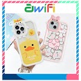 Ốp Lưng Iphone Nơ Camera Hình Vuông Vịt Và Heo 6/6Splus/7/7Plus/8/8Plus/X/Xr/Xs/11/12/13/Pro/Max/Plus/Promax - Awifi S3 - 5