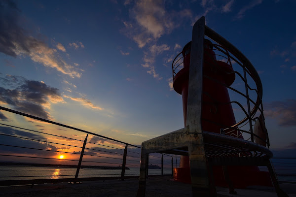 Tramonto alla lanterna di Andrea Fammelume