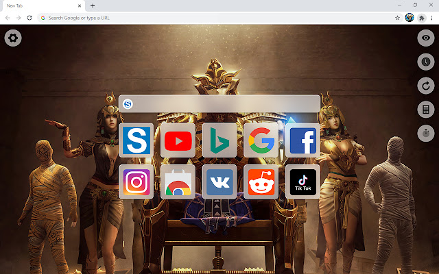 Pharaoh Pubg HD Wallpaper New Tab chrome extension