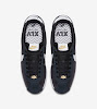 womens classic cortez black white