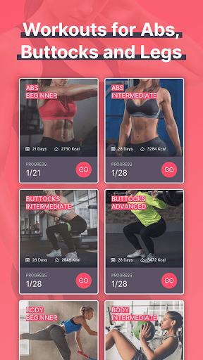 Screenshot Workout for Women: Fit at Home