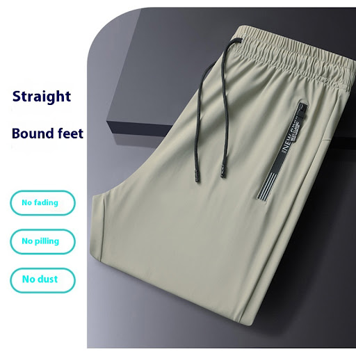 Title 12, Legging homme grande taille ample en soie glacé...
