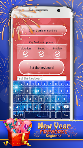 New Year Fireworks Keyboard