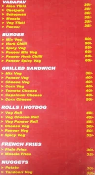 1966 Vada Pav menu 1