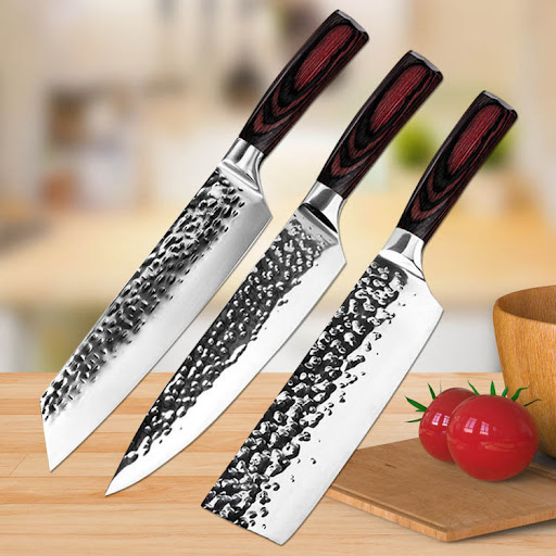 Title 1, Japanisches Küchenmesser aus Edelstahl, scharf ...