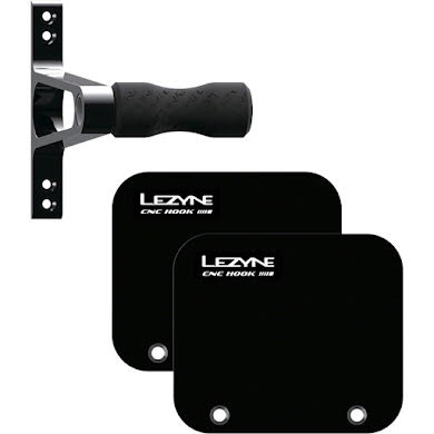 Lezyne CNC Wheel Bike Storage Hook - Alloy - Black