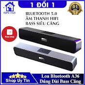 Loa Bluetooth Dáng Dài A36 (E3502) Bass Cực Mạnh, Âm Thanh Vòm, Tương Thích Điện Thoại Laptop Tivi, Có Hỗ Trợ Thẻ Nhớ