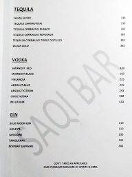 Saqi Bar menu 2