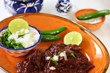 Mexican red beef barbacoa