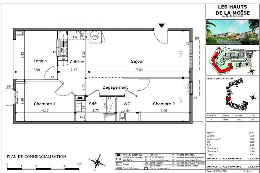 Vente maison 3 pièces 63.61 m² à La trinite (97220), 316 600 €