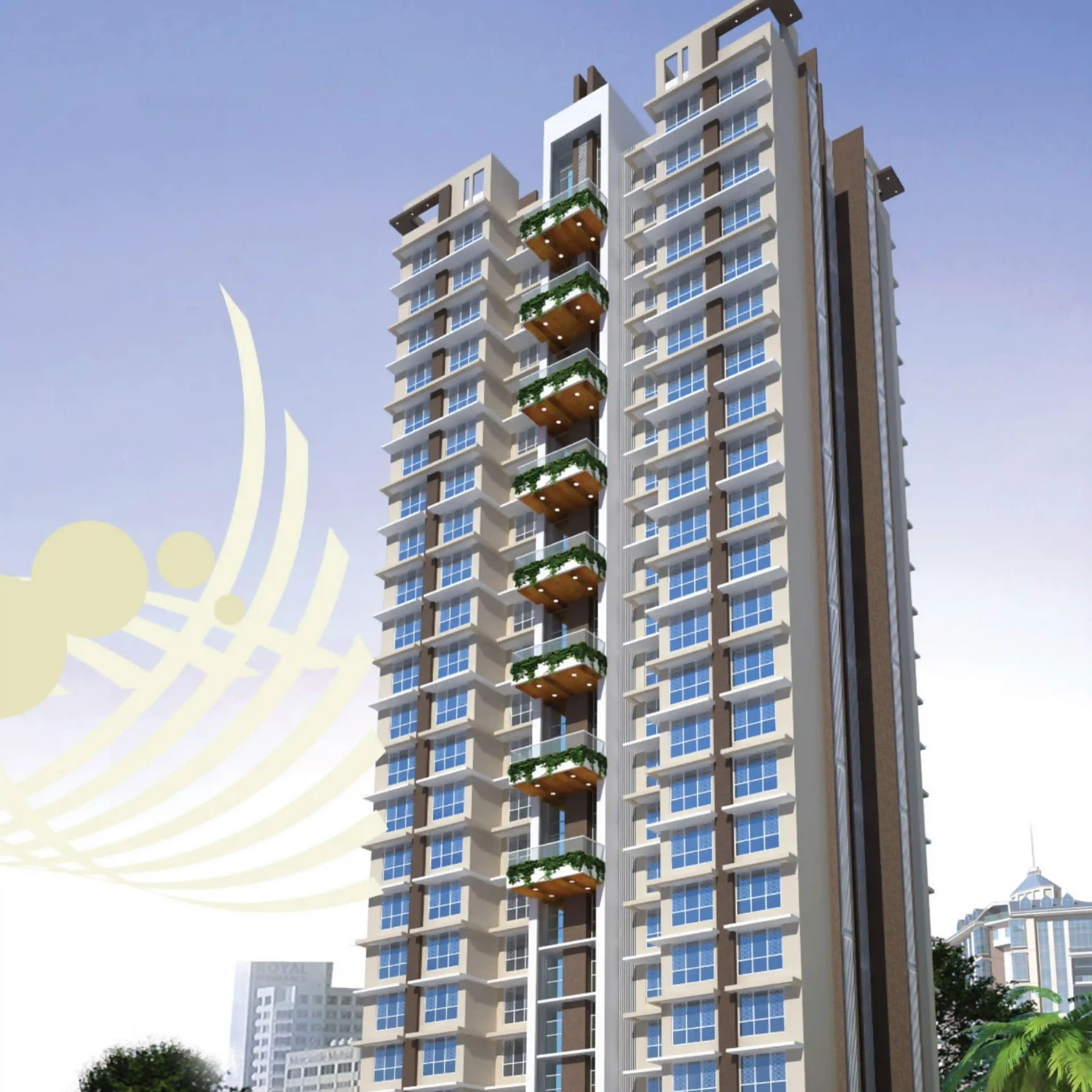 Poddar Shri Ganesh Apartments-elevation-1