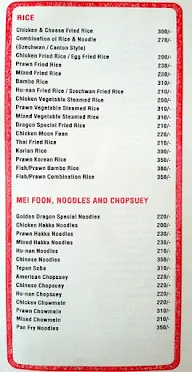 Golden Dragon menu 4