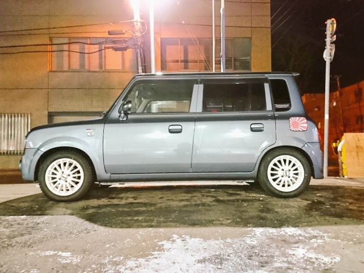 コロナのコロナ・ラパン・洗車・寒い・日章旗に関するカスタム事例の投稿画像2枚目