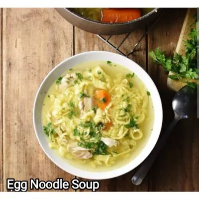 Egg Noodles Soup