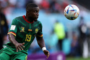 Collins Fai of Cameroon controls the ball during the World Cup Group G against Switzerland at Al Janoub Stadium in Al Wakrah, Qatar on November 24 2022.