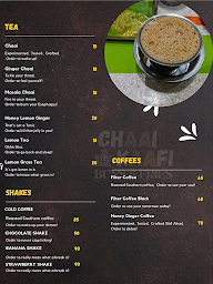 Chaai Kaafi menu 1